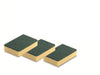 SPUGNA ABRASIVA CON FIBRA VERDE - cm.9x12x2,5h per cucina pz 72