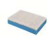 SPUGNA ABRASIVA DOPPIA BLU CON FIBRA BIANCA - cm.11,5x7,5x2,5 pz 20