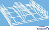 Lavastoviglie lavabicchieri cesto in ferro smaltato per piatti 500x500x100 mm