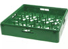 Lavastoviglie lavabicchieri cesto in plastica verde 500x500x100 mm