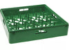Lavastoviglie lavabicchieri cesto in plastica verde 500x500x100 mm