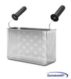 Eurostore07 Cestello cuoci pasta, acciaio inox, 12,8 x 22,8 x 15 cm, 2 manici