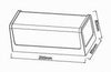 Applique Led Da Esterno Giardino Moderno Lampada Da Muro Nera 10 Watt Ip65 643-n