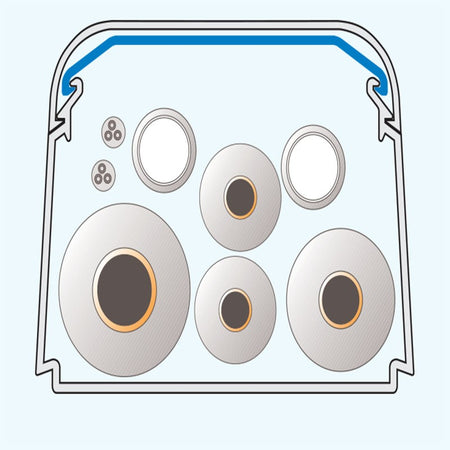 First profilfreddo canalina H 50 X P 65 x L 2000mm