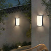 Applique Led Da Esterno Giardino Moderno Lampada Da Muro Nera 10 Watt Ip65 643-n