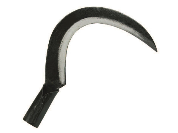 Roncola mezza luna in acciaio forgiato, manico a tubo - lama mm.390 fer 23283