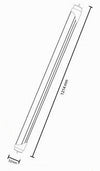 Tubo Neon Led T8 Opaco 26 Watt Connessione Bilaterale Luce 4000k 6500k T8-26w-o