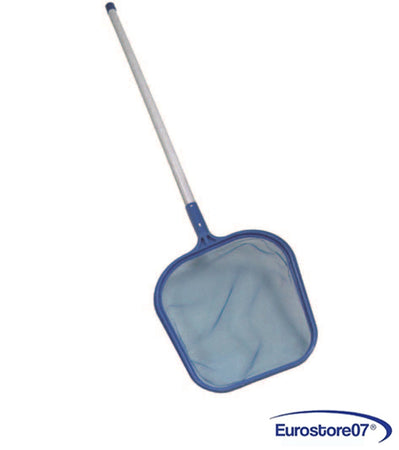 retino piatto da superficie in plastica con manico per piscina - cm.30x33