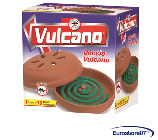 Porta zampirone spiralette in coccio + 10 zampironi verdi antizanzare fer 302425