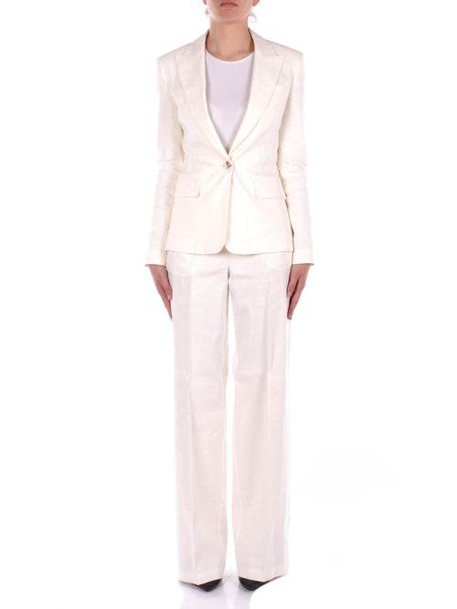 Pinko Pantaloni bianco Seta da donna