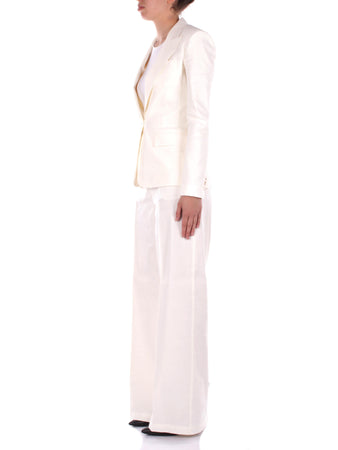 Pinko Pantaloni bianco Seta da donna