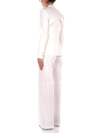 Pinko Pantaloni bianco Seta da donna