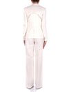 Pinko Pantaloni bianco Seta da donna