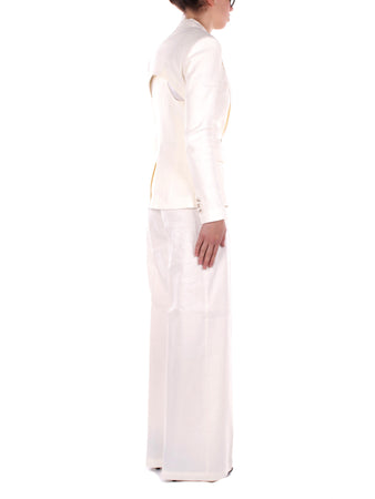 Pinko Pantaloni bianco Seta da donna