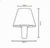 Lume Testa Lumetto Led 2.8 W Ricaricabile Dimmmerabile Cct 3 Colori Luce D10-3c