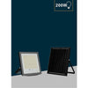 FARETTO PROIETTORE PANNELLO SOLARE LED IP66 200 W LUCE 6500K 4000K SFL516-200W-G