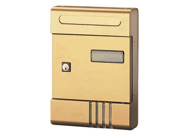 alubox cassetta posta serie esse per esterni cm.20,4x7x29h In alluminio bronzo