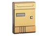 alubox cassetta posta serie esse per esterni cm.20,4x7x29h In alluminio bronzo