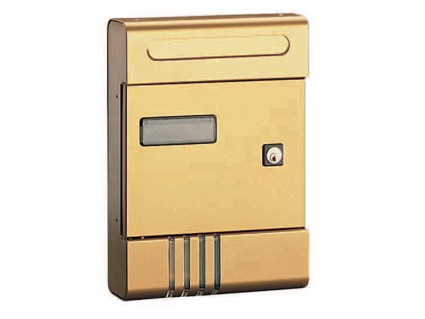 alubox cassetta posta serie esse per esterni cm.20,4x7x29h In alluminio bronzo
