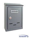 Cassetta Postale 'Magnolia' Cm 20,5X6,8X H.30 - Grigio Argento DF 313043