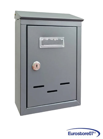Cassetta Postale 'Magnolia' Cm 20,5X6,8X H.30 - Grigio Argento DF 313043