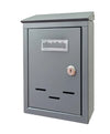 Cassetta Postale 'Magnolia' Cm 20,5X6,8X H.30 - Grigio Argento DF 313043