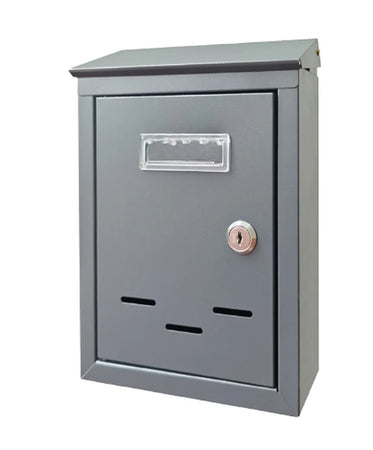 Cassetta Postale 'Magnolia' Cm 20,5X6,8X H.30 - Grigio Argento DF 313043
