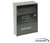cassetta portariviste per esterni nera - cm.21,5x10,5x33h ferr 170918