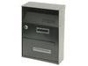 cassetta portariviste per esterni nera - cm.21,5x10,5x33h ferr 170918