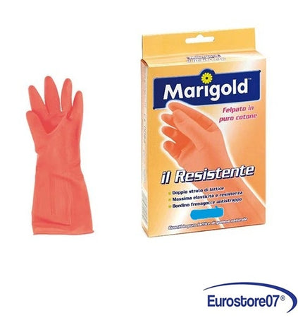 vileda guanti domestici resistenti marigold misura 8,5 fer -309585 - pz 12