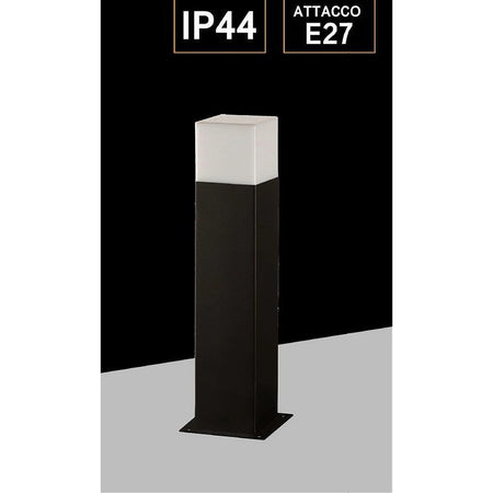 LAMPIONE ESTERNO IN ALLUMINIO ATTACCO E27 LAMPADA DA TERRA LAMPIONCINO IP44 B440