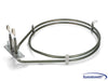 Resistenza forno 2000w 230v fagor 77x2277 . ø190mm. Staffa: 70x22mm. I