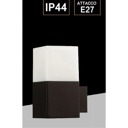Applique A Muro Per Esterno Lampada Da Parete In Alluminio Attacco E27 Ip44 B160