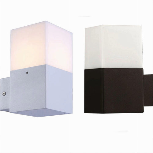 Applique A Muro Per Esterno Lampada Da Parete In Alluminio Attacco E27 Ip44 B160