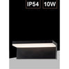 Applique Da Muro Per Esterno Led 10 W Lampada Da Parete Nero Facciata Ip54 B82-n