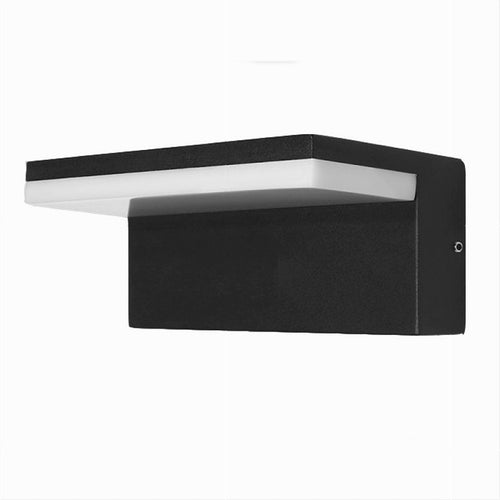 Applique Da Muro Per Esterno Led 10 W Lampada Da Parete Nero Facciata Ip54 B82-n