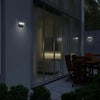 Applique Da Muro Per Esterno Led 10 W Lampada Da Parete Nero Facciata Ip54 B82-n