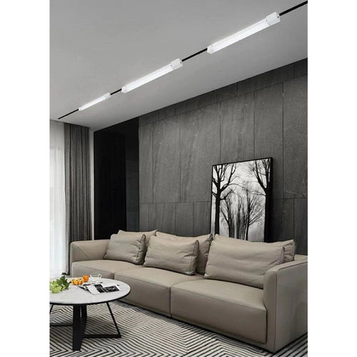 Faretto Led Lineare Per Binario Track Monofase 20 Watt Orientabile Cct Pst-57-3c