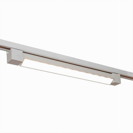 Faretto Led Lineare Per Binario Track Monofase 20 Watt Orientabile Cct Pst-57-3c