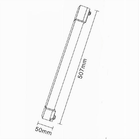 Faretto Led Lineare Per Binario Track Monofase 20 Watt Orientabile Cct Pst-57-3c