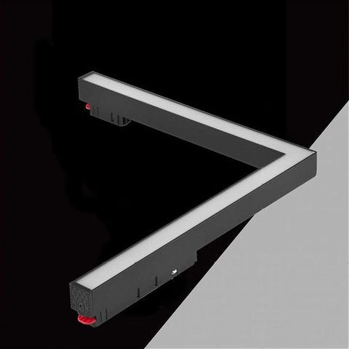 Faro Led Angolare 24 W Incasso Per Binario Magnetico 48v Luce 3000k 4000k Mg-06
