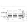 Ventola tangenziale EBM QL4/0020A32-2118LH-460 stufe a pellet 14706078