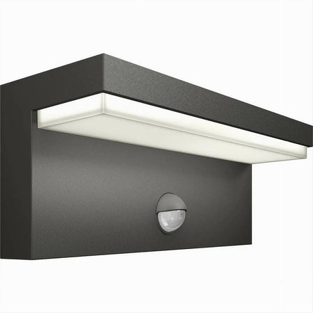 Applique Esterno 10w Con Sensore Pir Di Movimento Da Parete Giardino Ip54 Bs82-n