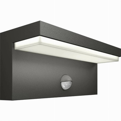 Applique Esterno 10w Con Sensore Pir Di Movimento Da Parete Giardino Ip54 Bs82-n