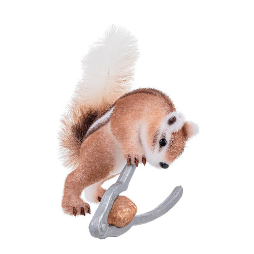 Scoiattolo decorativo Alvin con schiaccianoci per decorazioni natalizie