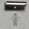 Applique Esterno 10w Con Sensore Pir Di Movimento Da Parete Giardino Ip54 Bs82-n
