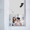 Applique Plafoniera Orientabile Da Soffitto Parete 1 Diffusore Lampada Gu10 Ts-1