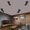 Applique Plafoniera Orientabile Da Soffitto Parete 1 Diffusore Lampada Gu10 Ts-1
