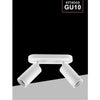 Applique Plafoniera Orientabile Da Soffitto Parete 2 Diffusori Lampada Gu10 Ts-2