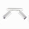 Applique Plafoniera Orientabile Da Soffitto Parete 2 Diffusori Lampada Gu10 Ts-2